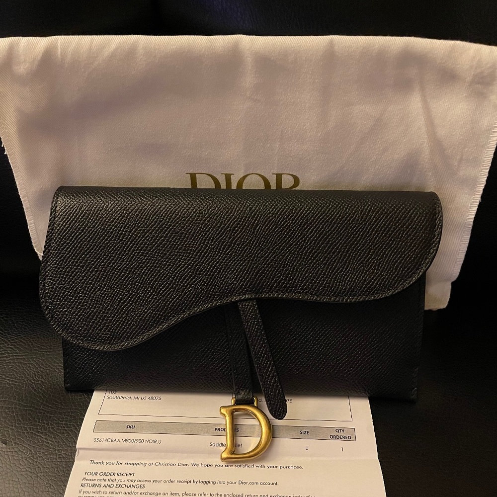 Dior Saddle Wallet